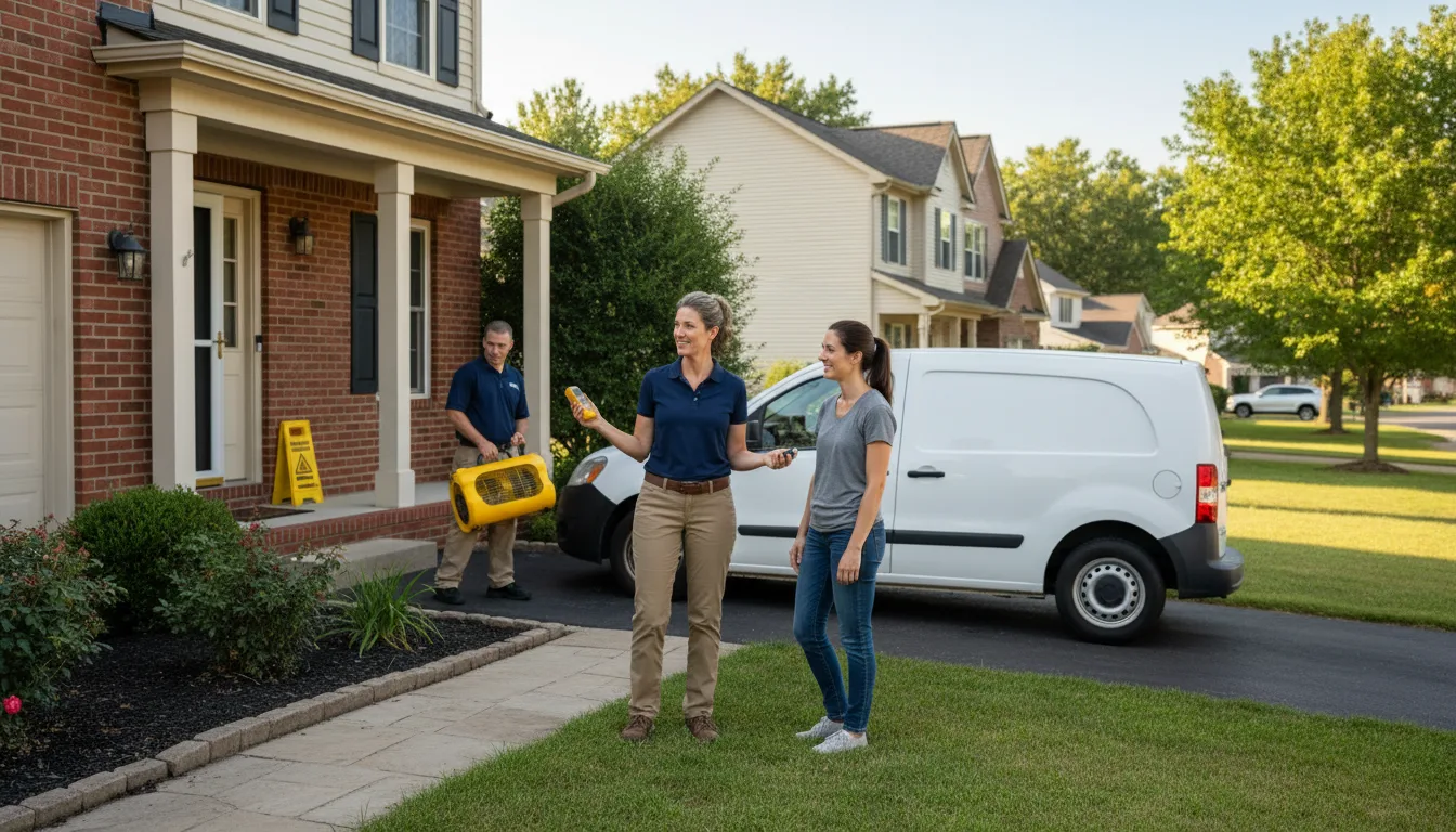 Water restoration image for Dehumidification And Cleanup Services in Montvale, NJ